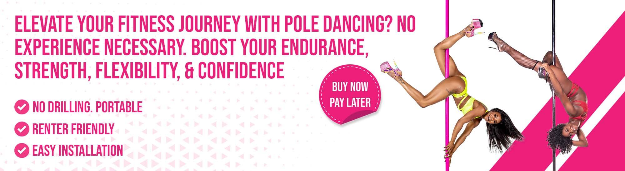Stripper Pole, Spinning & Static Dancing Pole - Professional Portable Dance  Pole Kit for Club Home Apartment Gym Bedroom Fitness Exercise, Easy to