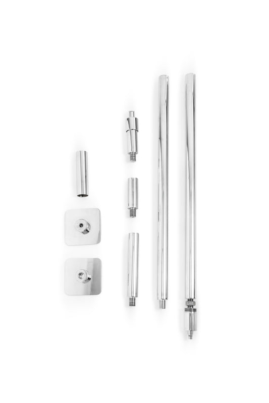 Fit 2 Flaunt Chrome Plated Portable Dance Pole Kit