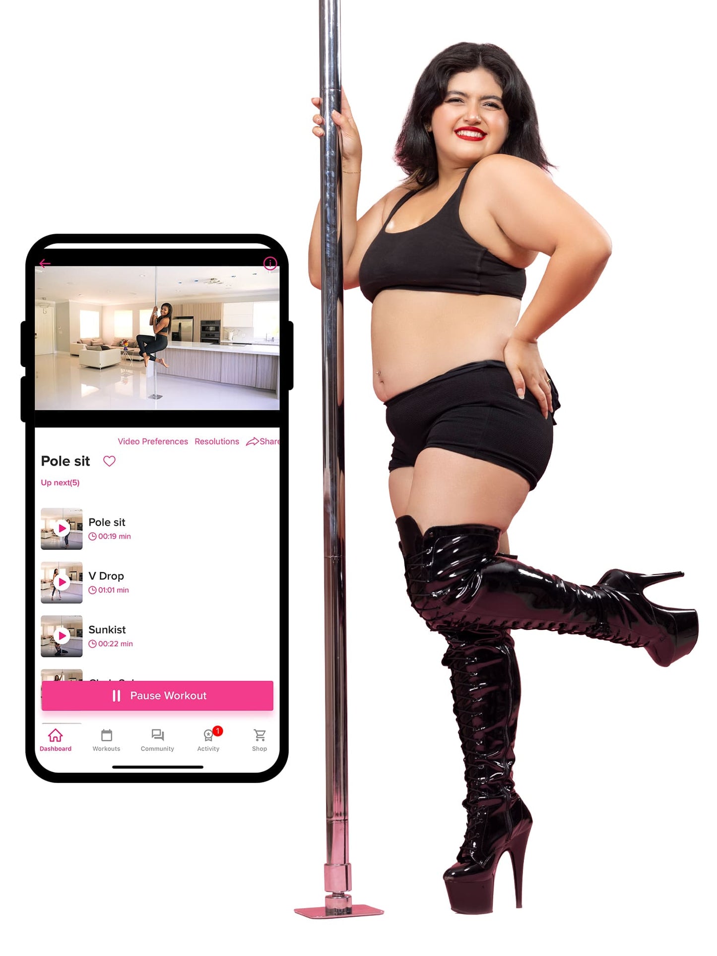 Chrome Pole Promotion - Fit2FlauntStore