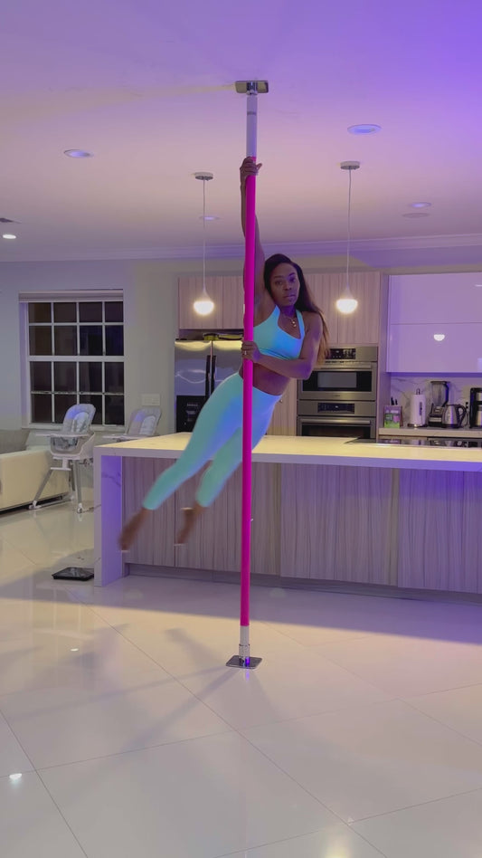 pink dance pole