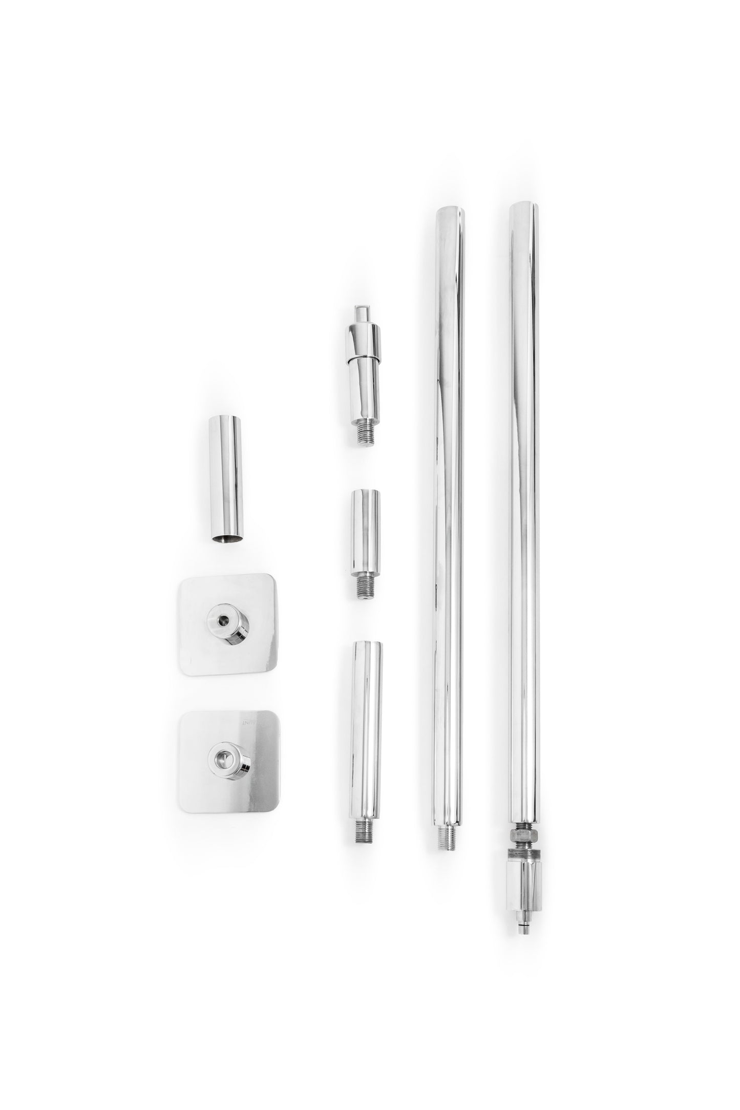 Fit 2 Flaunt Chrome Plated Portable Dance Pole Kit