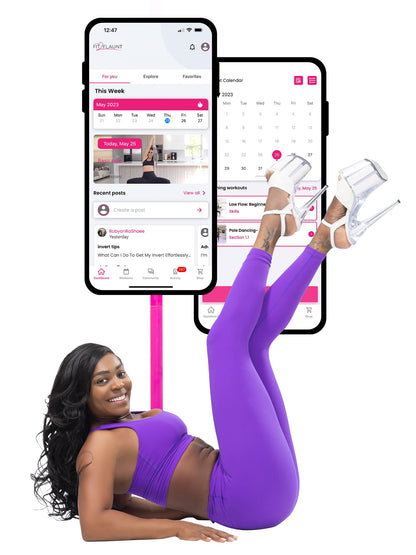 Pink Silicone Pole Promotion - Fit2FlauntStore