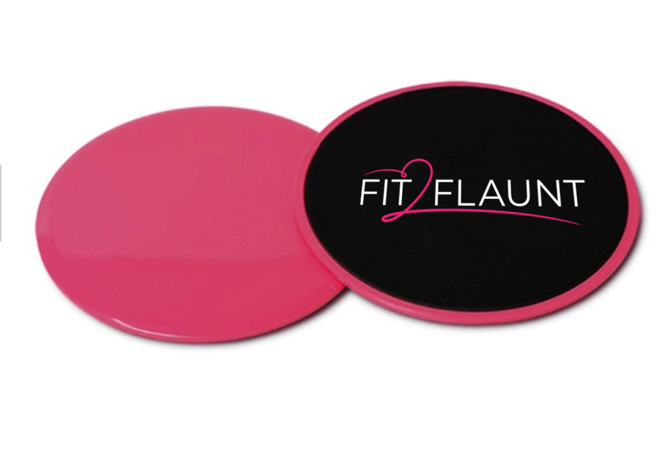 Fit 2 Flaunt Pink Dual Sided Core Gliders